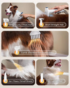8-in-1 Dog Grooming Vacuum & Dryer, Pet Shedding and Grooming Kit for Hair Removal, Clipping and Drying