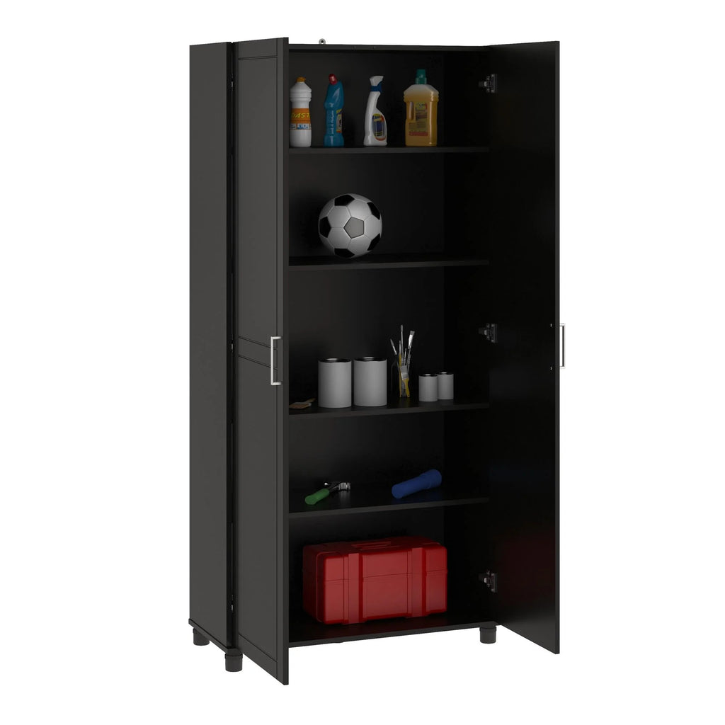 Callahan 36" Utility Storage Cabinet, Black