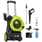 Electric Pressure Washer 4800PSIMax 2.9GPM Pressure Washer with 25 Ft Hose, 16.4 Ft Power Cord, Soap Tank Car Wash Machine Blue Ideal Cleaning for pool, Car, Patio