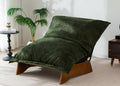 Adjustable Living Room Chair, 3-Position Bean Bag Chair with Frame