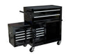 8-Drawer Rolling Tool Chest with Wheels, Removable Tool Box with Locking System, Tool Box Organizer with Hooks, Large Capacity Garage Storage Cabinet for Warehouse, Garage, Repair Shop, Orange