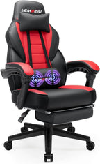 Big and Tall Gaming Chair with Footrest, 400 LB Capacity Ergonomic Video Game Chair for Home and Gaming