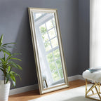Tall Full Length Mirror, Oversized Rectangle Full Body Wall Mounted Mirror with Smooth Faux Wood Frame