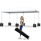 10' x 20' Pop Up Canopy Tent for Outdoor, Portable Instant Commercial Canopy for Patio, Backyard, Garden, Lawn, Outdoor Activities