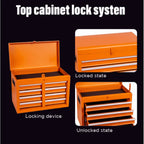 Tool Box with Rolling Cabinet, Tool Bag Compatible, Tool Box Organizer for Mechanics, Lockable Toolbox, Caja de Herramientas, Ideal Tools Storage & Tool Set