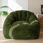 Giant Bean Bag Chair for Adults, Oversized Shell Shape Bean Bag