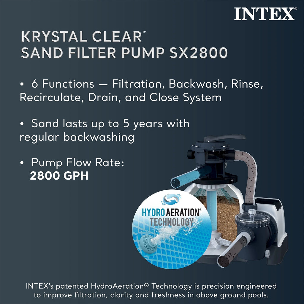 INTEX 32ft x 16ft x 52in Ultra XTR Above Ground Pool & Deluxe Maintenance Cleaning Kit
