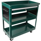 DUOSONG 5-Drawer Rolling Tool Chest, High Capacity Tool Storage Cabinet W/Lockable Wheels, Adjustable Shelf & Anti-Slip Liner, Detachable Tool Box Organizer, Rolling Tool Cabinet Blue Steel Tools &