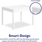 Hunter 3 Piece Kiddy Table and Chair Set, White