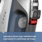 Professional Steam Iron for Clothes, Powerful High Steam Output Garment Iron for Home and Travel