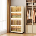 102QT 5-Tier Storage Bins with Lids for Home, Closet, Dorm