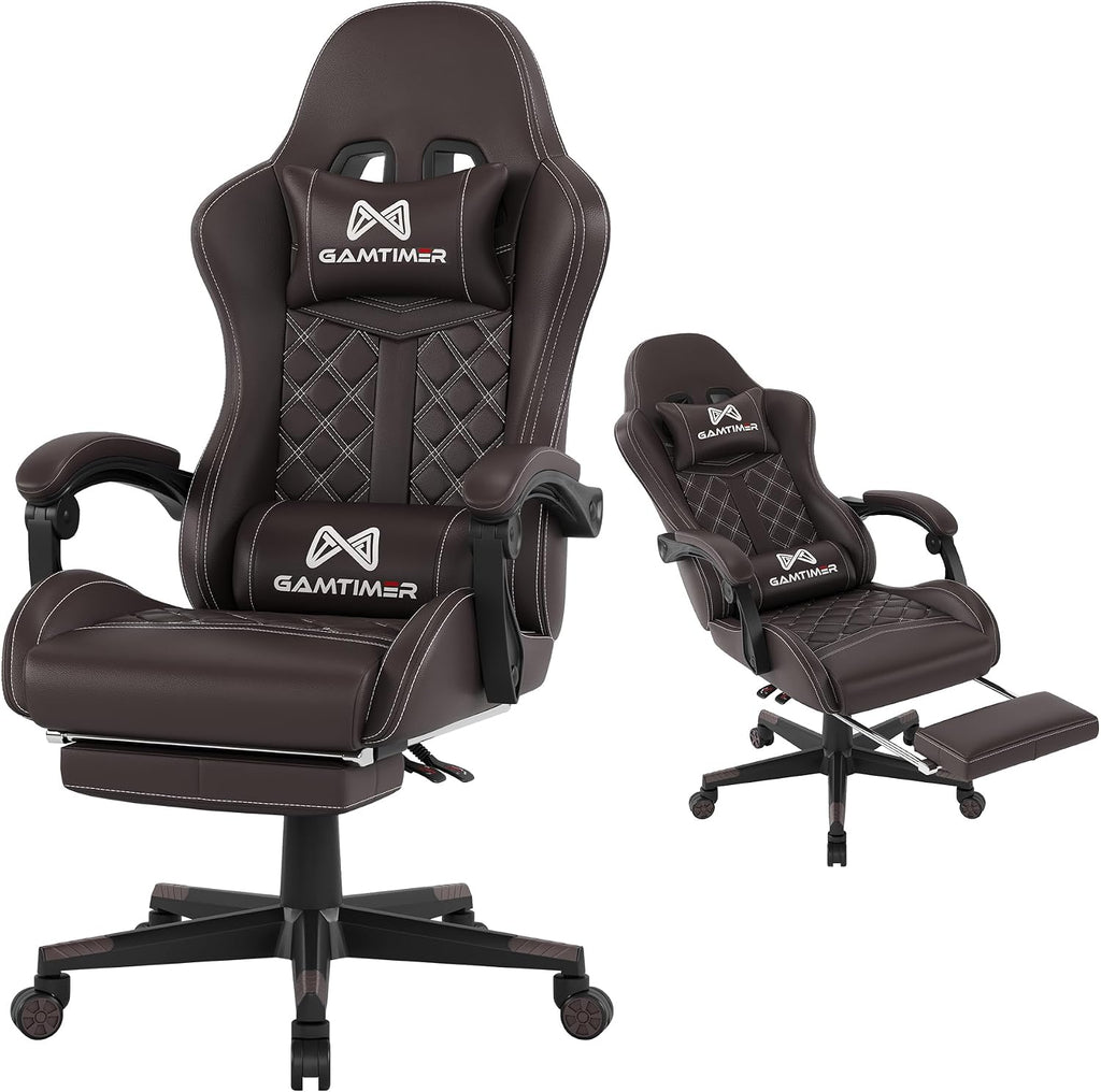 Gaming Chair, 400 LB Weight Capacity,with Pocket Spring Cushion