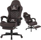 Gaming Chair, 400 LB Weight Capacity,with Pocket Spring Cushion