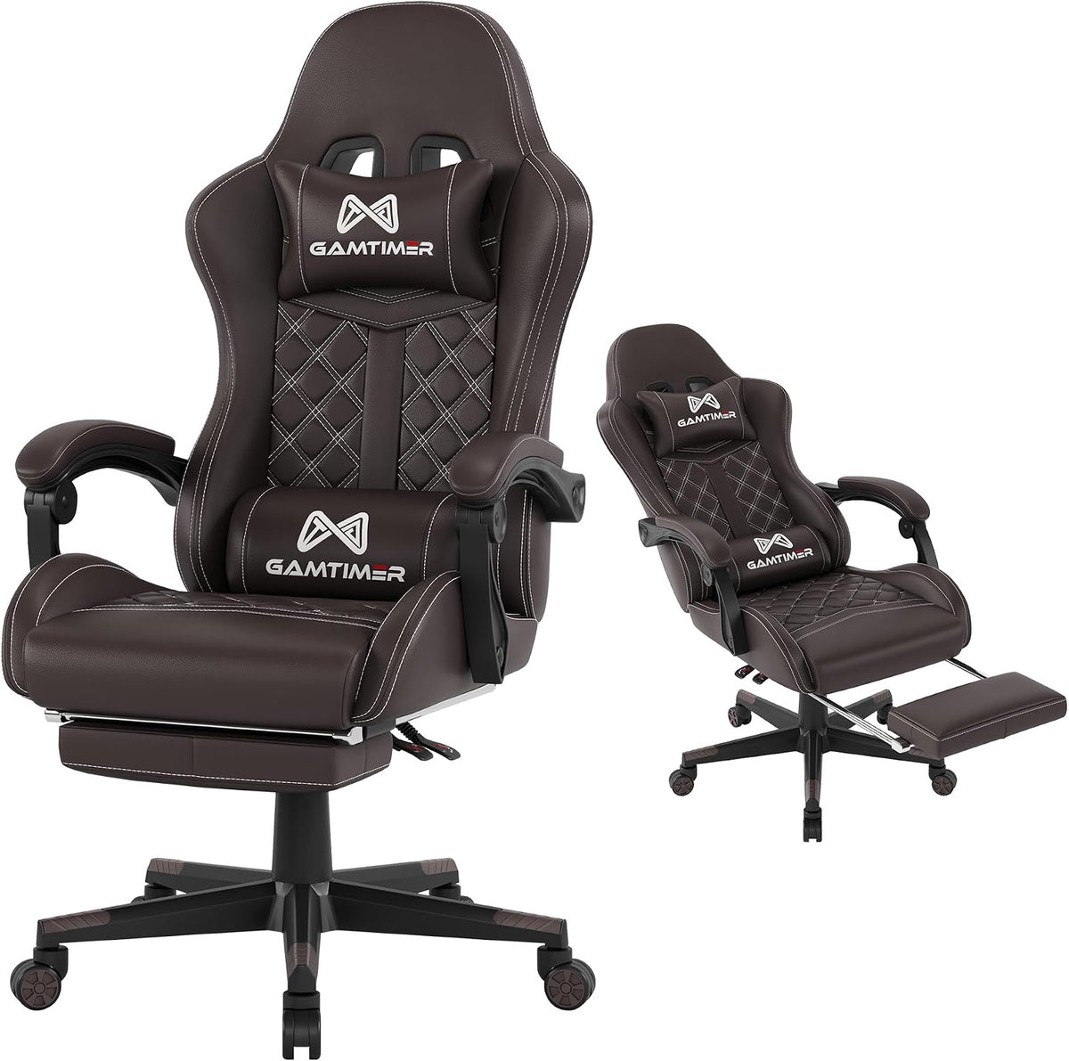 Gaming Chair, 400 LB Weight Capacity,with Pocket Spring Cushion
