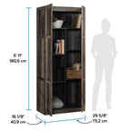 Sauder Select 2 Door Storage Cabinet, Reclaimed Pine Finish
