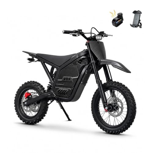 Electric Dirt Bike for Teens & Adults, 48V 20.8Ah 230Nm 40 Miles Range