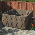 Square Plug And Play Hot Tub with Ozonator
