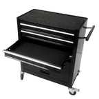 Yesfshion Mechanics Rolling Tool Storage Cabinet 4 Drawer Tool Chest Cart with Wheels for Repair Projects Workshop Home