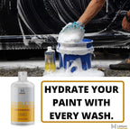 Lithium Double Tap Car Wash Shampoo is An Extremely Unique Blend of PH Balanced Cleaning Soap, Essential Oils, and Eucalyptus. A Combination That Lubricates, While It Cleans and Rehydrates your Paint