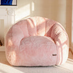 Giant Bean Bag Chair for Adults, Oversized Shell Shape Bean Bag