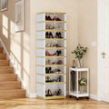 Collapsible Shoe Rack Organizer, 9 Tiers, 36 Pairs, 34.2" Wide