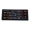Nepro NPNTD306 Wood Handle Precision Grip Screwdriver Set - 6 Piece