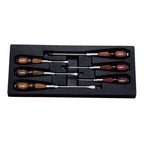 Nepro NPNTD306 Wood Handle Precision Grip Screwdriver Set - 6 Piece