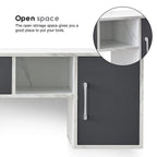 BarberPub Barber Wall Mount Station with Drawers, Beauty Multi-Functional Storage Cabinet 2530
