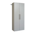 Prepac Large HangUps Storage Cabinet, Light Gray