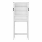 Bush Furniture Key West Over The Toilet Storage Cabinet in Driftwood Gray
