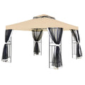 Garden Winds Replacement Canopy Top Cover Compatible with The Grand Patio 10' X 10' Gazebo - RipLock 350