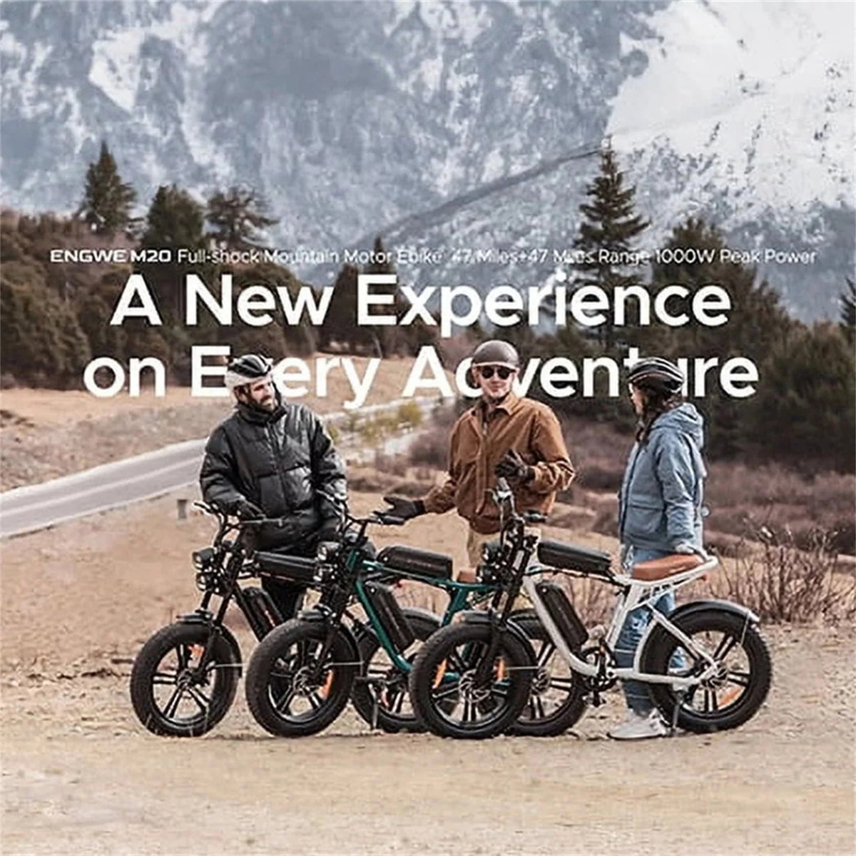 Electric Bike for Adults - 1000W 28mph Moped Ebike with 48V 13A Removable Battery, Up to 94 Miles All Terrain Off Road E-Bike with 20*4.0" Fat Tire,Full Suspension,7-Speed UL Certified