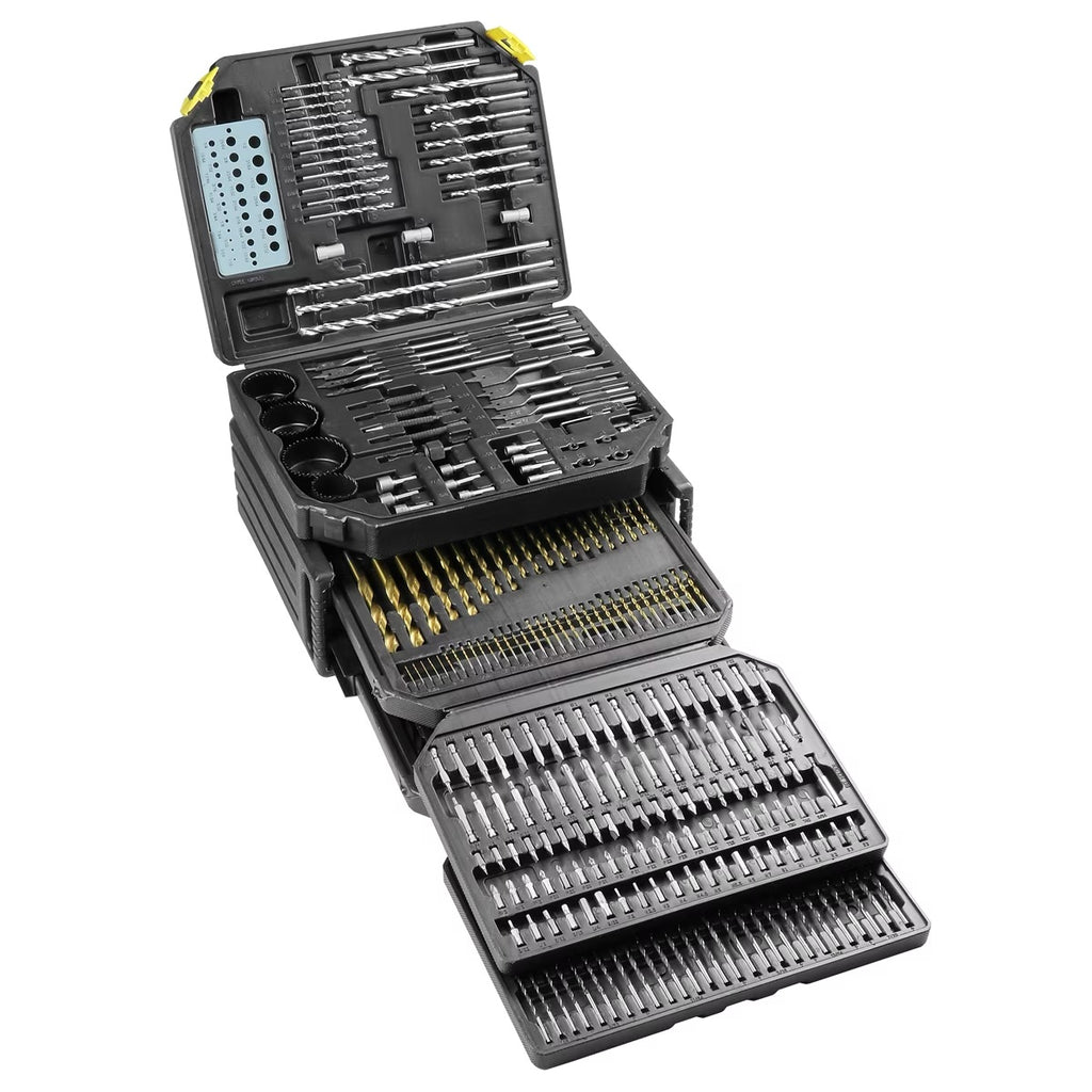 K Tool 10330 326-Piece Drill Bit/Accessory Set, Portable, Versatile Use