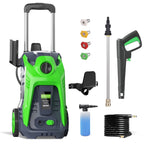Electric Pressure Washer 4800PSI-Max 2.9GPM Pressure Washer with 25 Foot Hose, 16.4 Foot Power Cord, Soap Tank Car Wash Machine Blue Ideal Cleaning for Patio