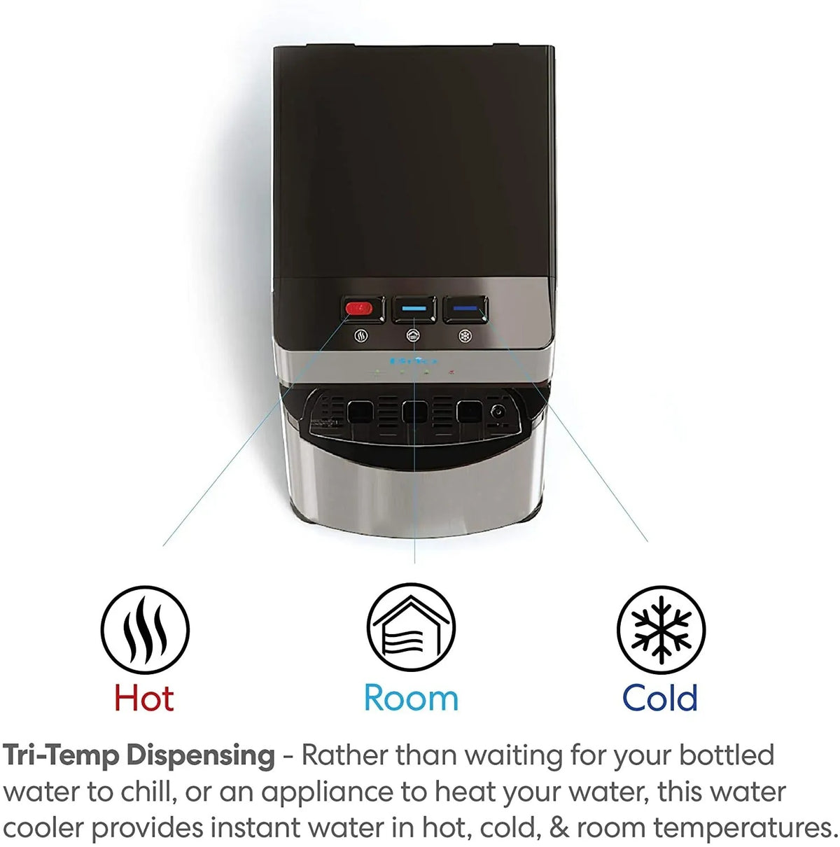 Self Cleaning Bottom Loading Water Cooler Water Dispenser- 3 Temperature Settings