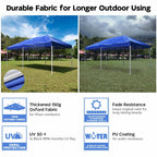InstaHibit 10x20Ft Replacement Pop up Canopy Top Sunshade Cover Outdoor Patio