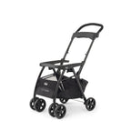 Lightweight Infant Car Seat Caddy Frame Stroller, Portable Baby Carrier Stroller Frame with Easy Fold Design