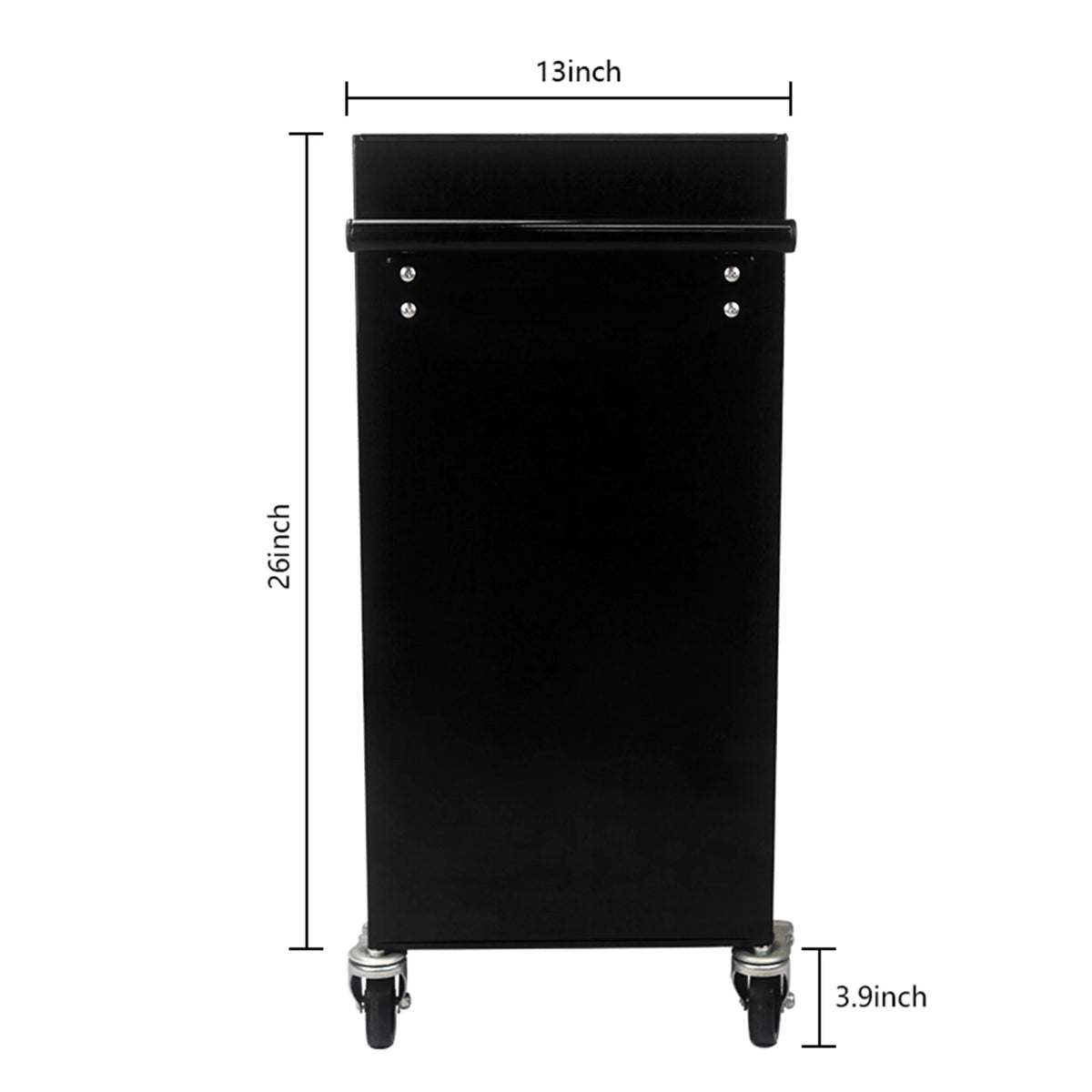 4 Drawers Multifunctional Tool Cart with Wheel Steel Tool Chest Storage Cabinet