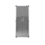 Seville Classics UltraHD? Steel Body Lockable Storage Cabinet Organizer Locker Shelving Unit, Graphite, 30" W x 18" D x 72" H