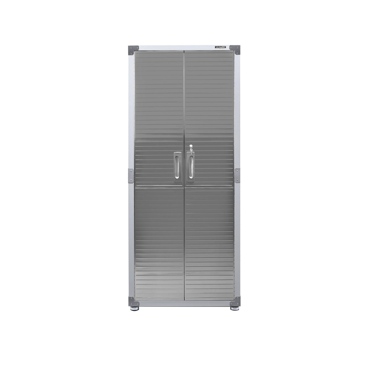Seville Classics UltraHD? Steel Body Lockable Storage Cabinet Organizer Locker Shelving Unit, Graphite, 30" W x 18" D x 72" H