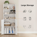 67" Tall Bathroom Storage Cabinet, Bathroom Floor Cabinet