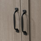Sauder Select 2 Door Storage Cabinet, Reclaimed Pine Finish