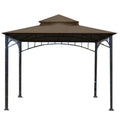 Madaga Gazebo Replacement Canopy - RipLock 350 Nutmeg - 10x10 - Outdoor Patio Cover