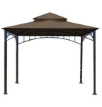 Madaga Gazebo Replacement Canopy - RipLock 350 Nutmeg - 10x10 - Outdoor Patio Cover