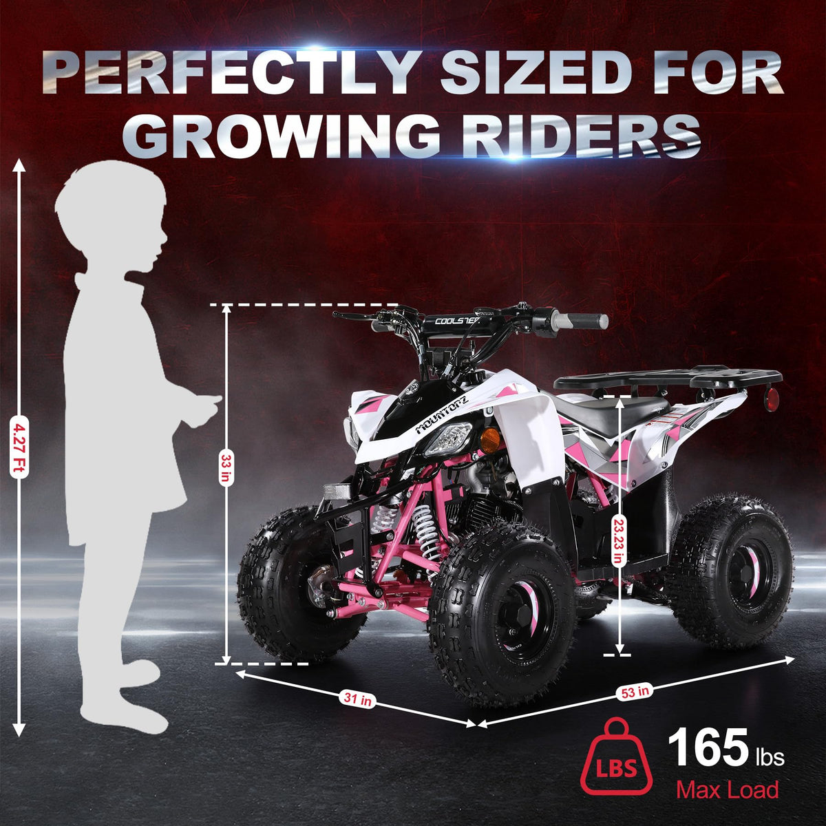 110cc 4-Stroke Gas ATV for Kids