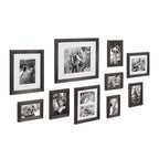 10-Piece Wood Gallery Wall Picture Frame Set, Decorative Photo Display Frames for Living Room, Bedroom and Home Decor