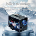 TUDIVING PCP Air Compressor, Built in Converter, 4500psi/300bar Pcp Compressor Auto stop