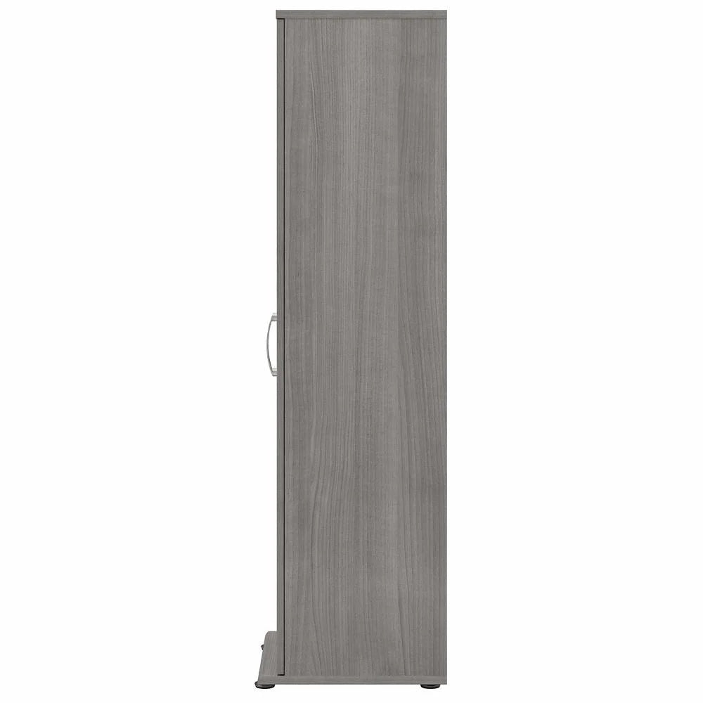 Universal Tall Narrow Storage Cabinet in Platinum Gray - Engineered Wood