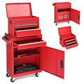 Zimtown Rolling Tool Chest, 4-Drawer Tool Box Organizer, Tool Storage Cabinet
