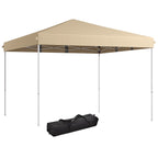 CoSoTower 13' X 13' Pop Up Tent, Instant Sun Shelter, Tents for Parties, Height Adjustable, with Wheeled Carry Bag for Outdoor, Garden, Patio, Parties, Beige
